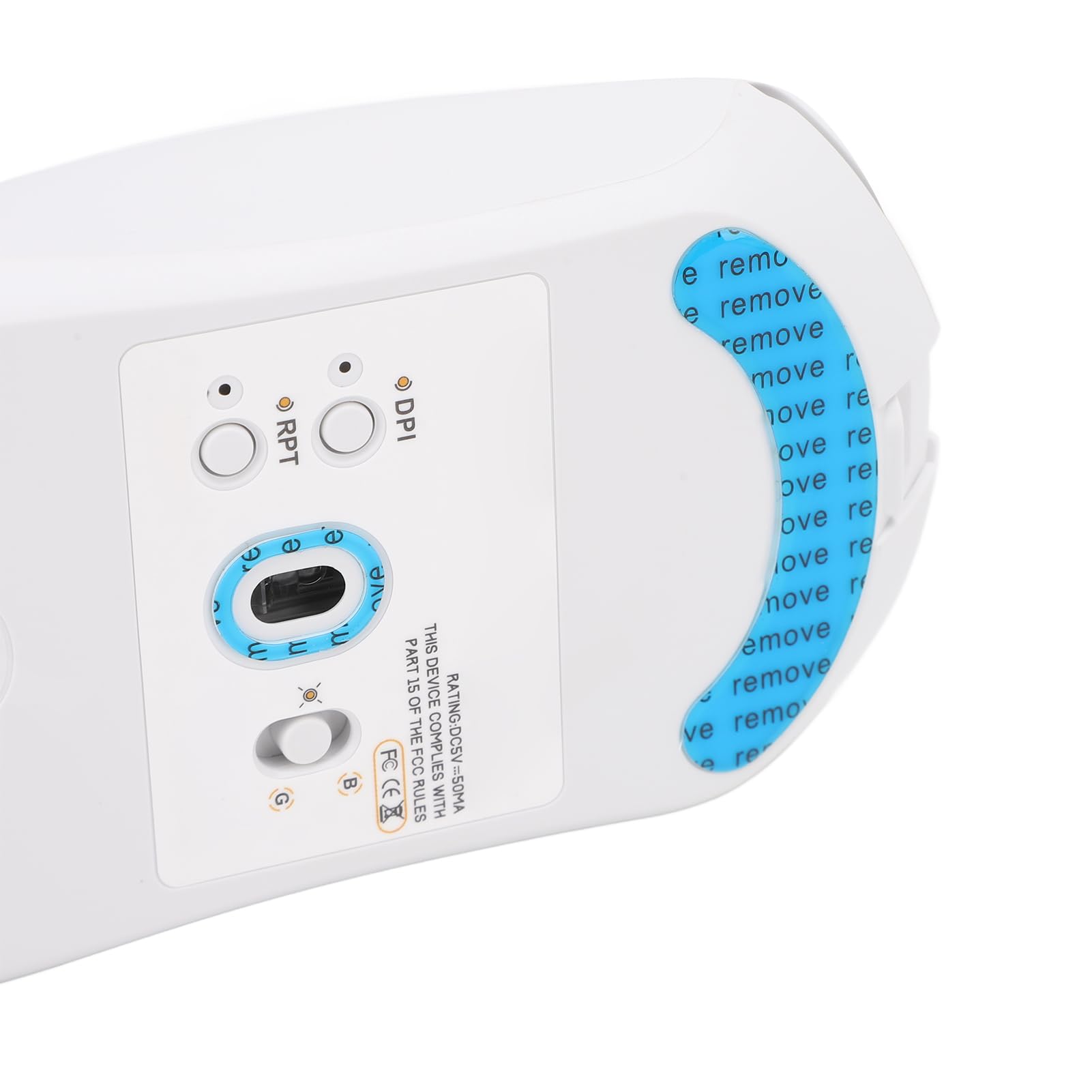 Bezprzewodowa Mysz do Gier, Przenośna 3 Tryby 2,4 GHz USB C Mysz Bluetooth 5.0, Programowalna Mysz do Gier Komputerowych 26000 DPI