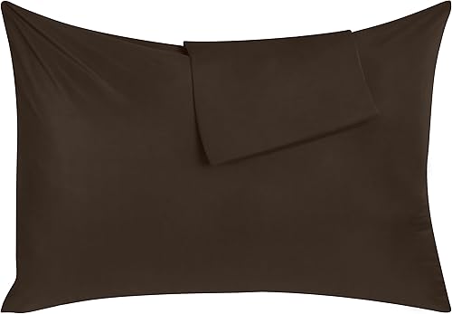 Miniatura 2 de Utopia Bedding Protector de almohada impermeable con cremallera (paquete de 4) Queen Brown - Funda de almohada a prueba de chinches de 20 x 28