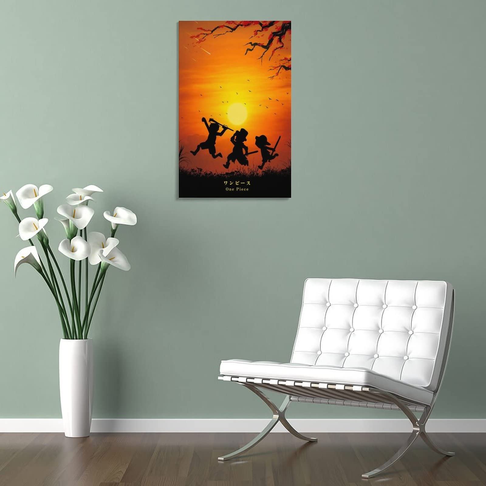 Amazon.co.jp: ワノ国 HD ルフィ エース ワンピース 1 キャンバス