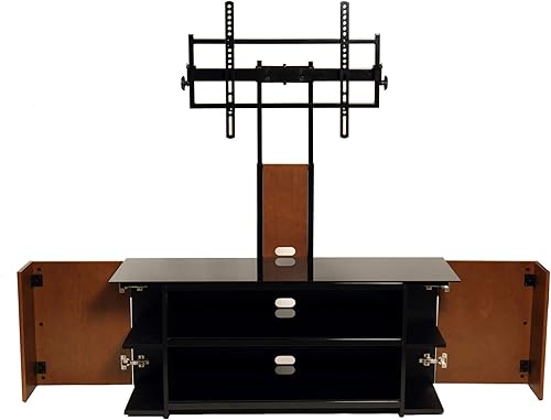 Miniatura 4 de TransDeco - Mueble para televisión 90 pulgadas color negro y abedul