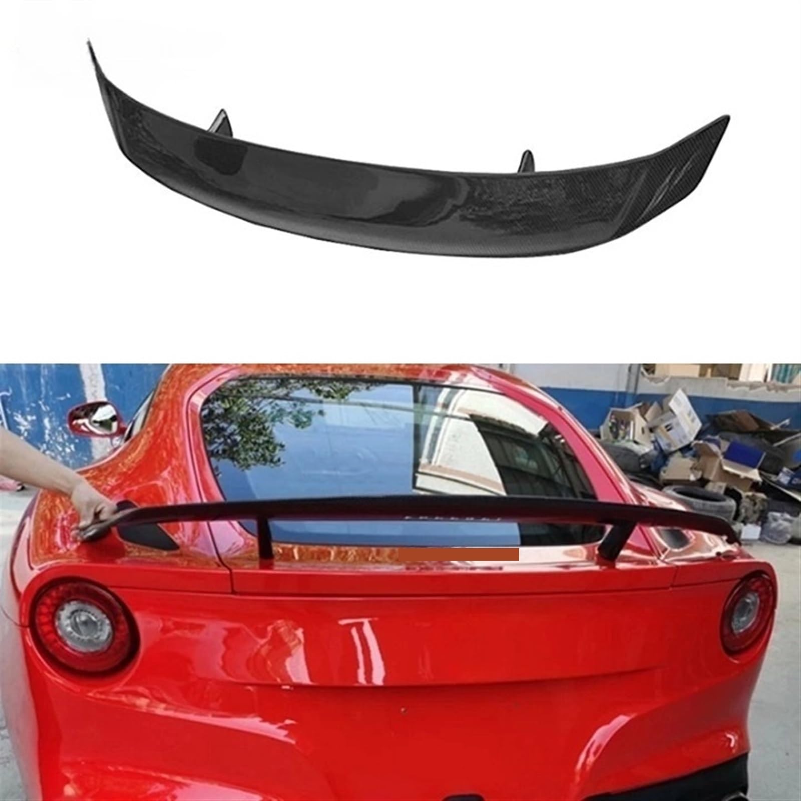 Amazon | フェラーリ F12 カーボンファイバー スポイラー テールフィン