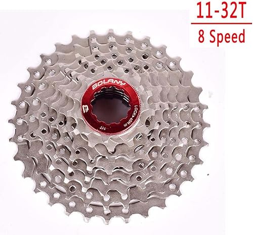 Miniatura 1 de Casete MTB 8 velocidades 11-32T 11-36T 11-40T 11-40T 11-42T Casete de bicicleta de relación ancha Piñón de casete de bicicleta compatible con