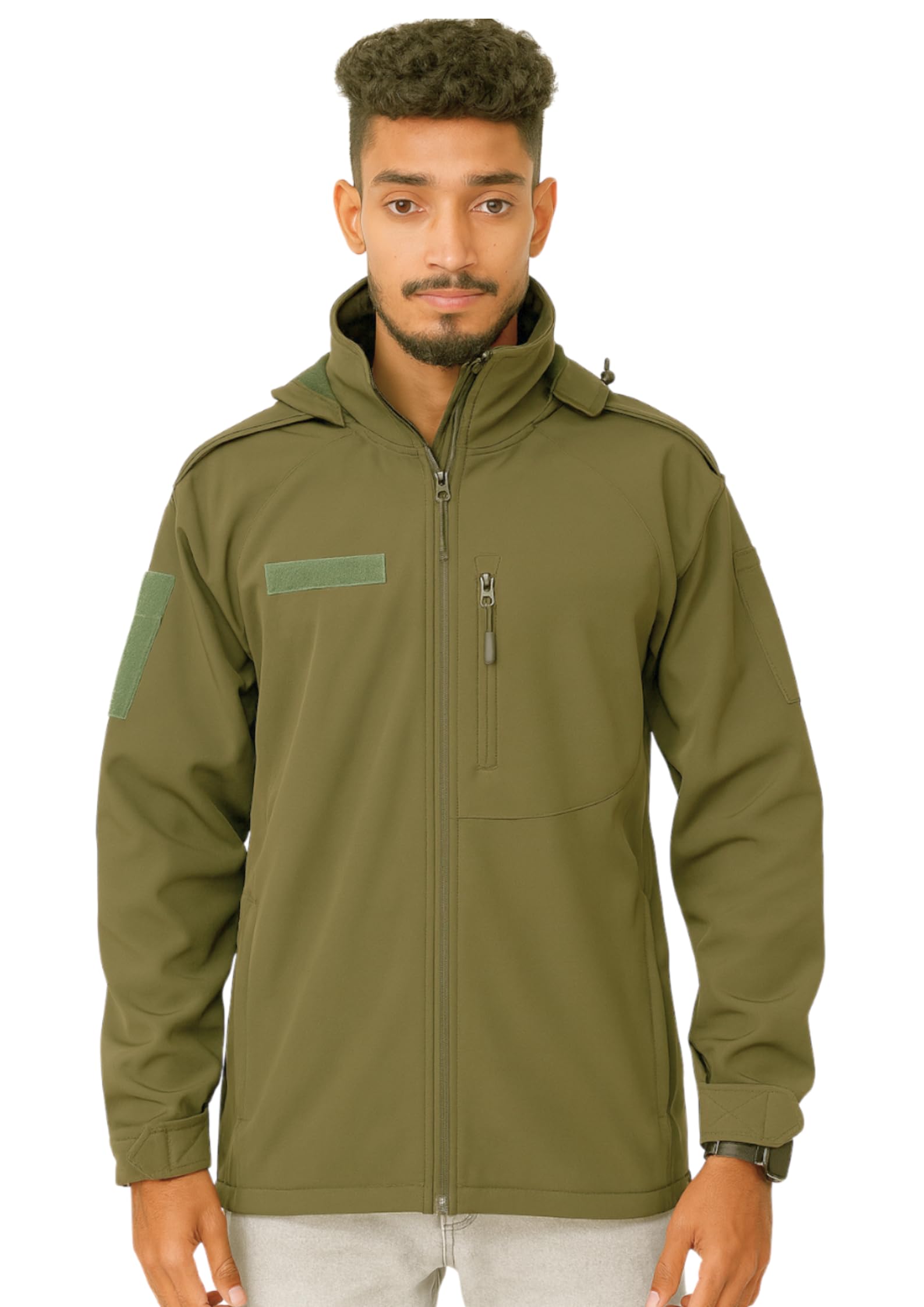 ジャケット・アウター high neck military jacket 61Hm0DlIlBL.jpg
