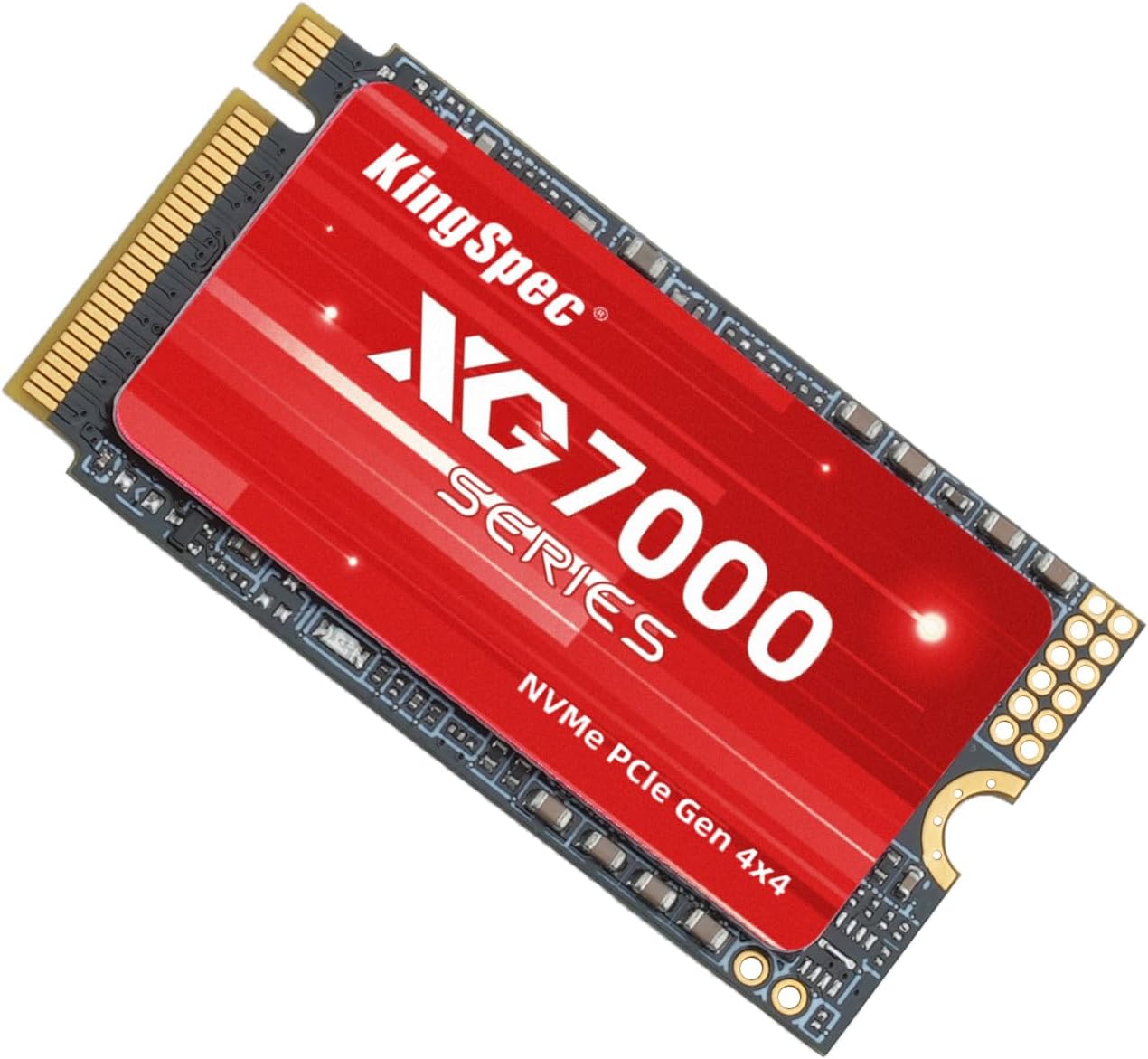 KingSpec 1TB PCIe 4.0 M.2 2242 SSD - Read Speed up to 7200MB/s, Internal NVMe SSD 3D NAND Flash, for Legion Go, Laptop & Desktop