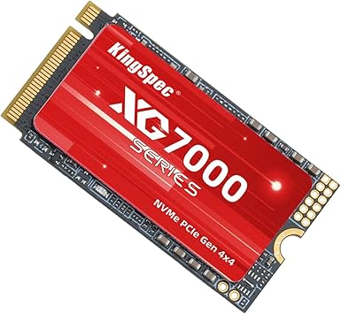 KingSpec 512GB M.2 2242 PCIe 4.0 SSD - Read Speed up to 7200MB/s, Internal M2 NVMe Gen4 SSD with 3D NAND Flash, Compatible with Laptop and Desktop