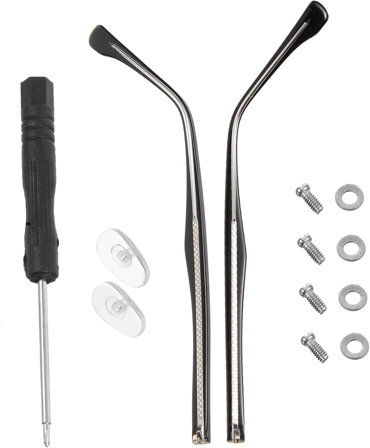 5pairs Replacement Eyeglasses Arms Comfortable Glasses Temple Repair Legs Parts for Sunglasses and Eyeglasses