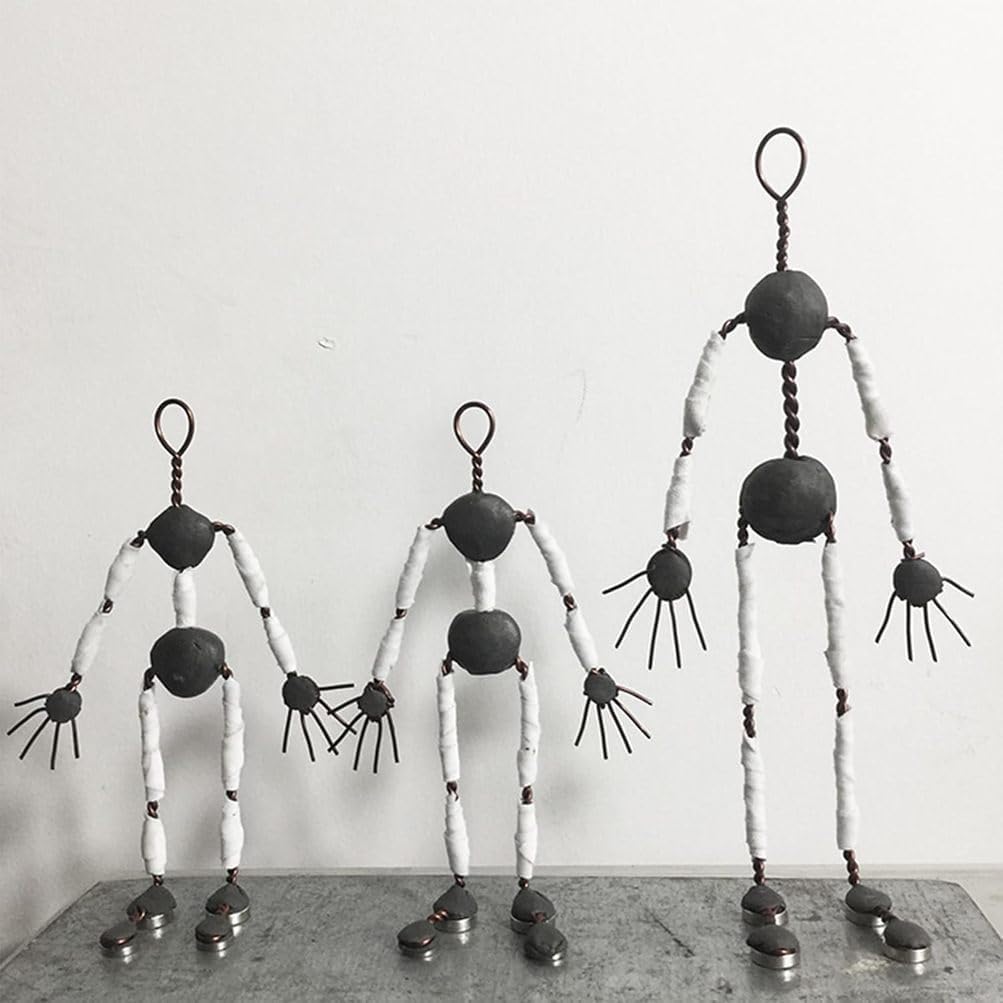 12CM-20CM DIY Stop Motion Armature Kits+ Metal Puppet Figure, Stop Motion Animation with Hands and Skull DIY Clay Animation Figures & Puppet Making Supplies,16cm
