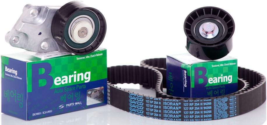 Timing Belt Kit for Chevy Aveo 1.6 (Belt By Dayco, Tensioner By Parts-mall, Pulley By Parts-mall) part:95182220