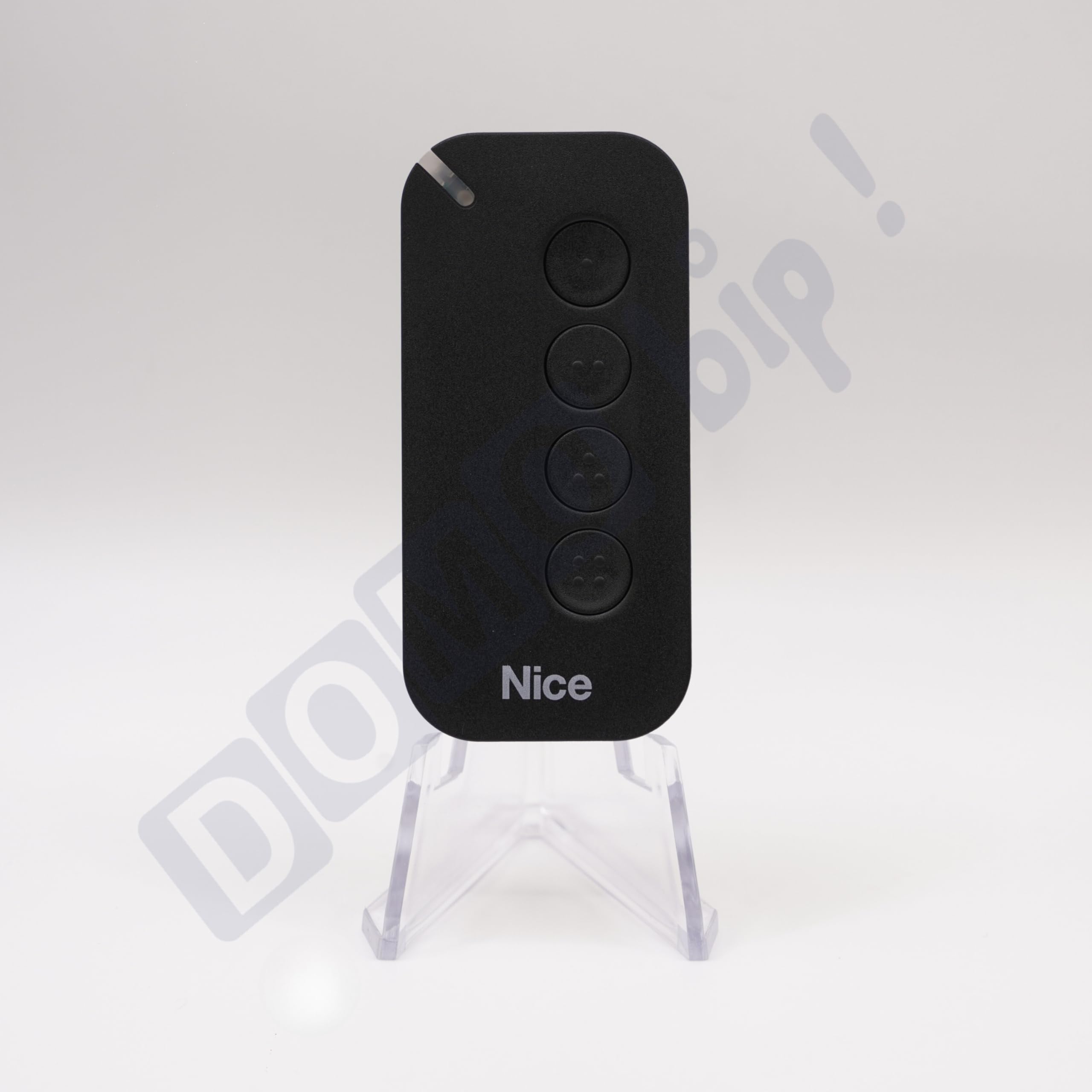 Nice FLO4R-S Devient MYGO4 - Télécommande 4 canaux pour portails et Garage - Rolling Code/O-Code 433,92 MHz - Compatible FLOX2R/FLOXI2R/OX2/OXIBD - Émetteur Officiel certifié + 1 Goodies DOMOBIP