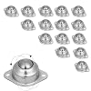 16PCS Roller Bearings, 1“ Ball Casters, 360º Rotation Low Profile Casters, Ball Bearing Rollers, for Conveyor, Roller Stand, Transfer Unit and More