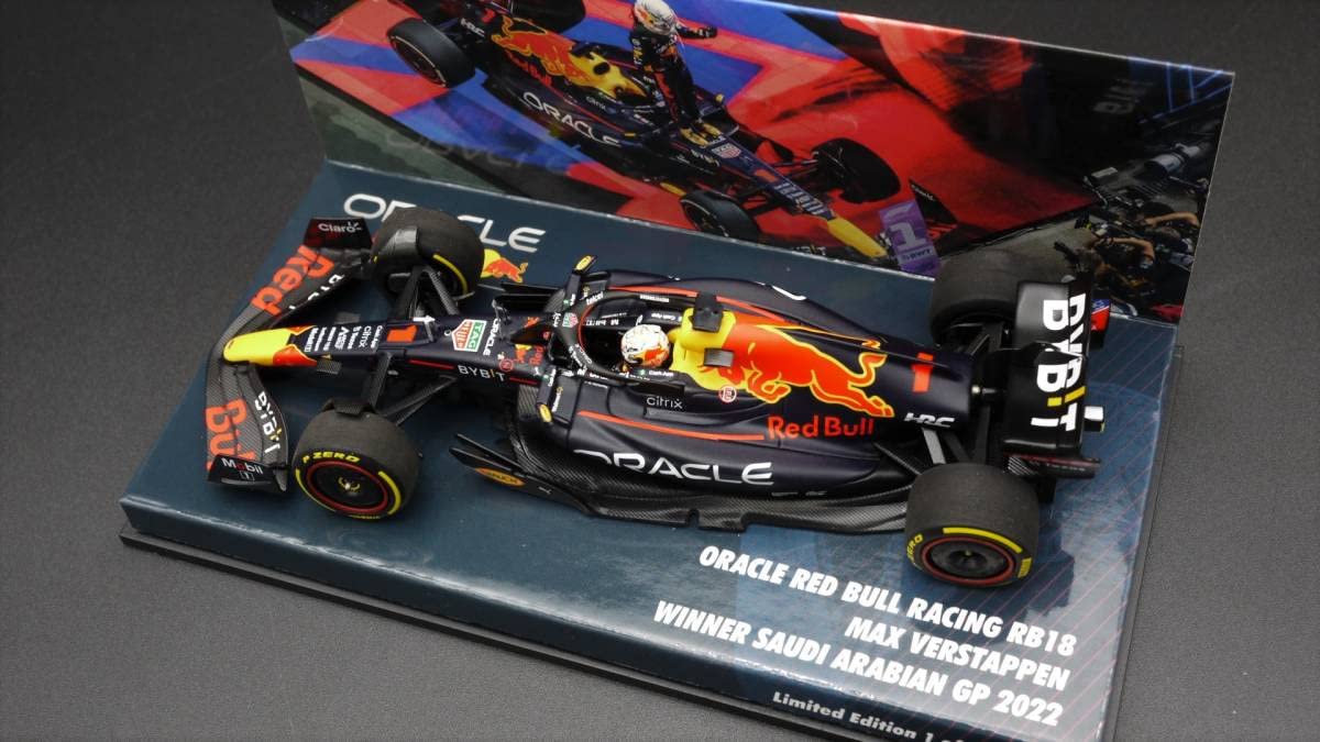 2022サウジアラビアGPマックスフェルスタッペン:レッドブルレーシングRB18 Amazon | 1/43 ORACLE レッドブル RB18 サウジアラビアGP 2022 優勝 M