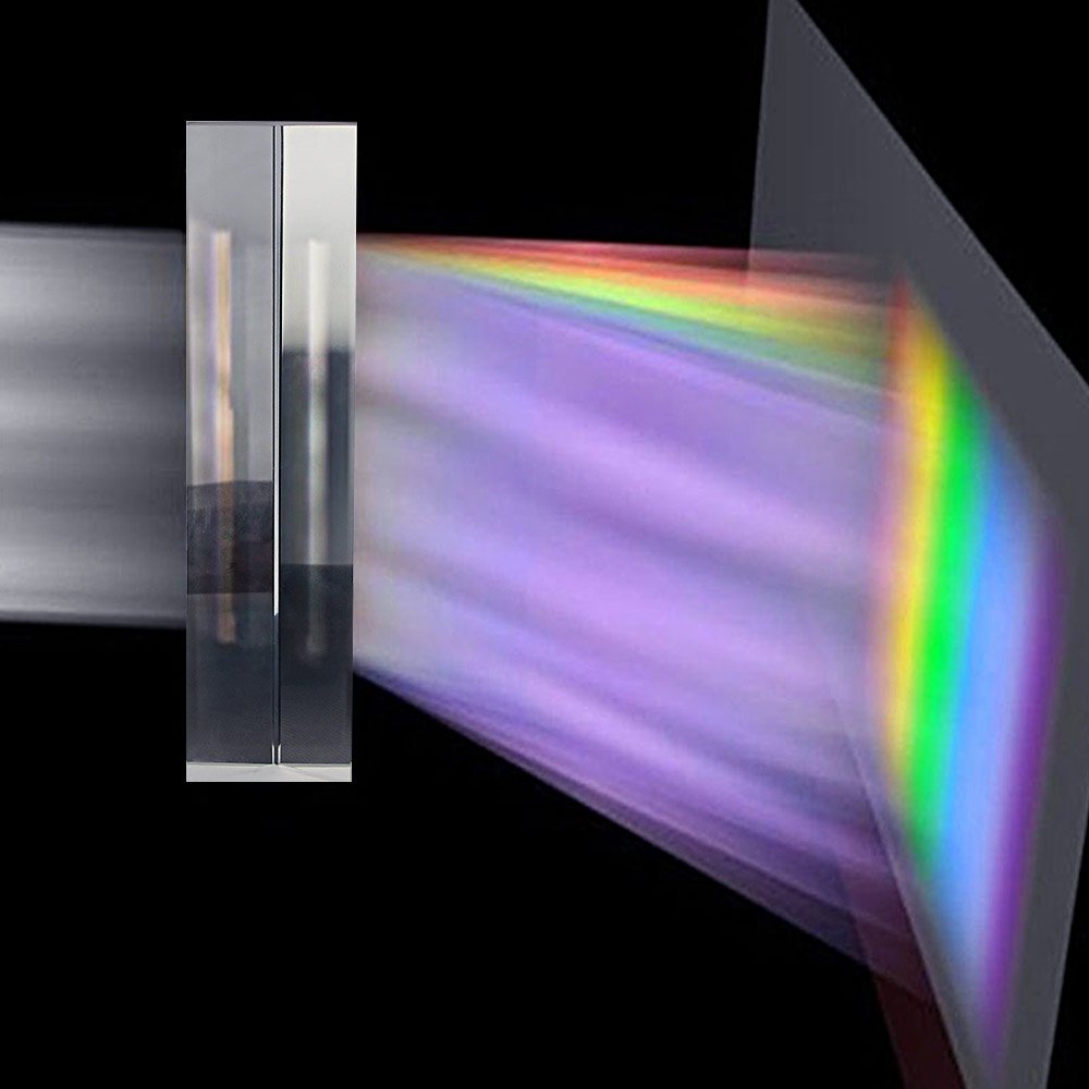 Prisme Optique K9 Oumefar - Effet Arc-en-Ciel, 15mm Ou 20mm | Outil Pédagogique Physique, Décoration