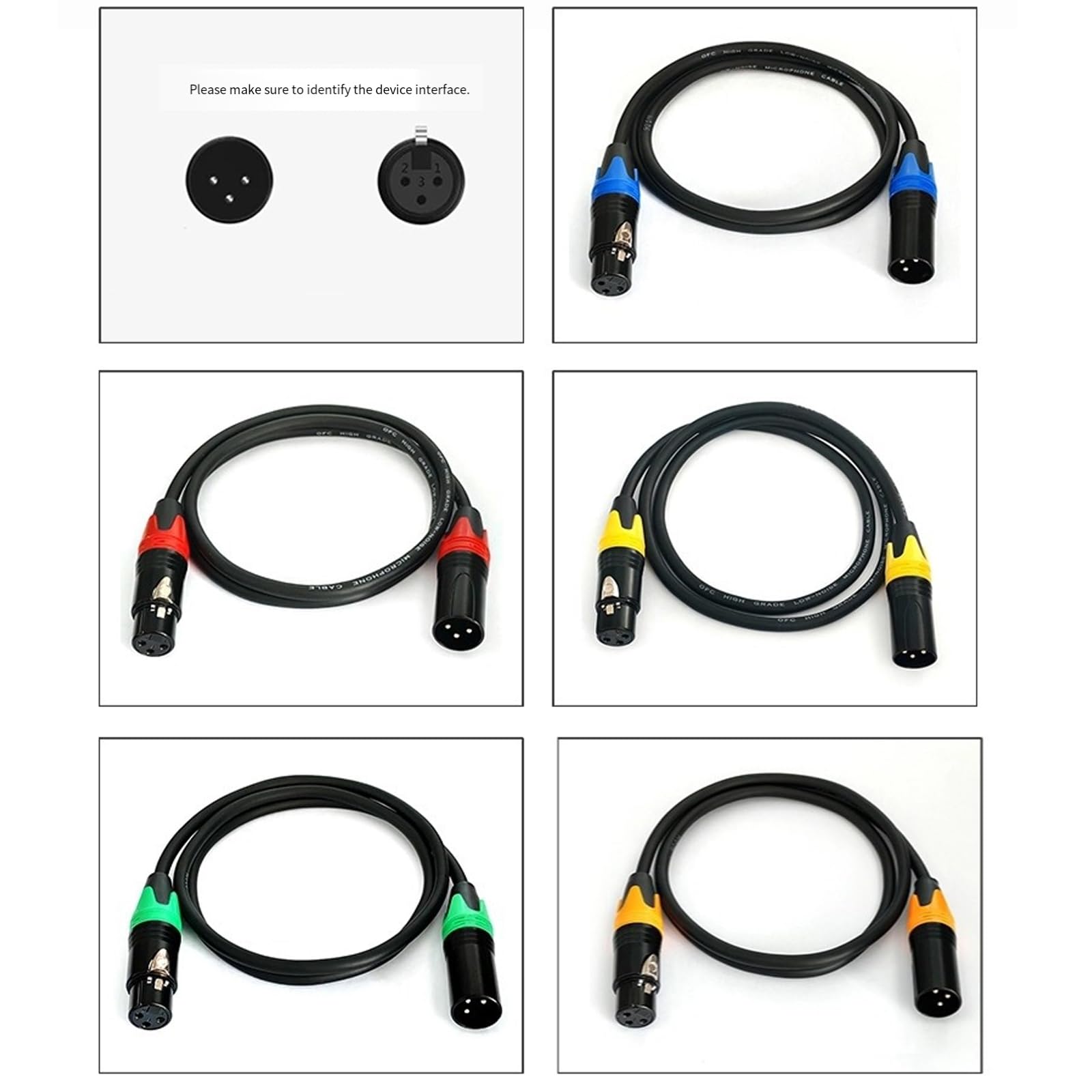 Cavo per microfono, 3 pin maschio a femmina, cavo schermato per attività di trasmissione in streaming in studio