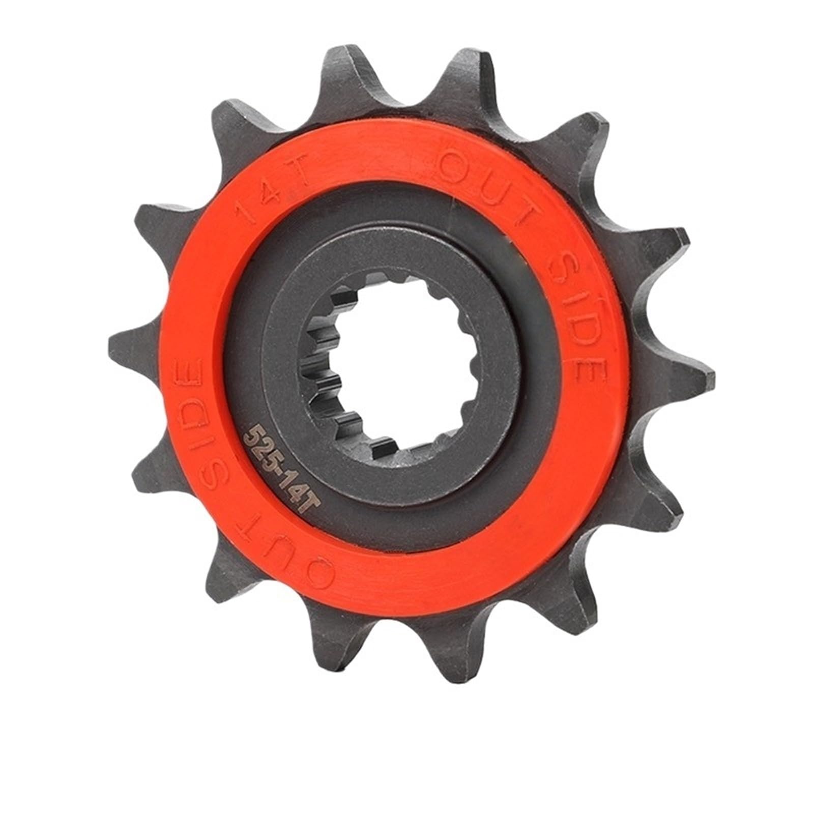 Motor Piñón Ajuste para Benelli TRK 502 502X TRK502 TRK502X piñón Delantero y Trasero piñón Mosca Cadena Rueda 14T 44T 46T Moto Piñon Delantero(14T)