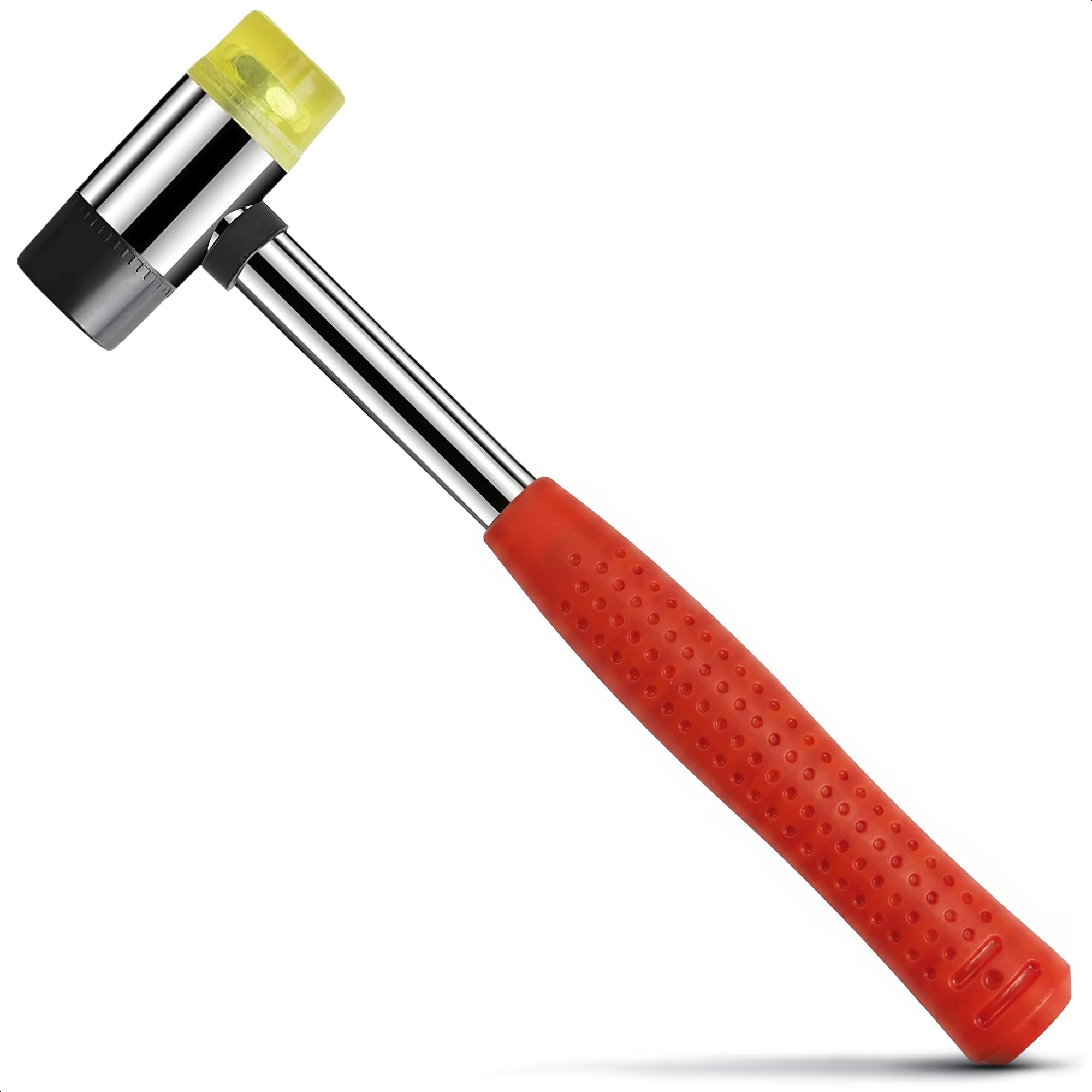 Small Red Rubber Mallet Hammer 1", 25mm Double Faced Non Marring Head