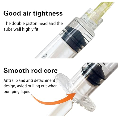 Miniatura 2 de Careach 30pcs 0.3 fl oz jeringa 0.71 oz 1.5inch para laboratorios científicos, dispensación industrial