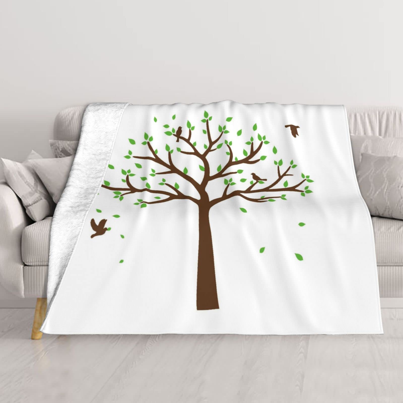Couverture de canapé arbre généalogique double couche contre le froid du lit au camping