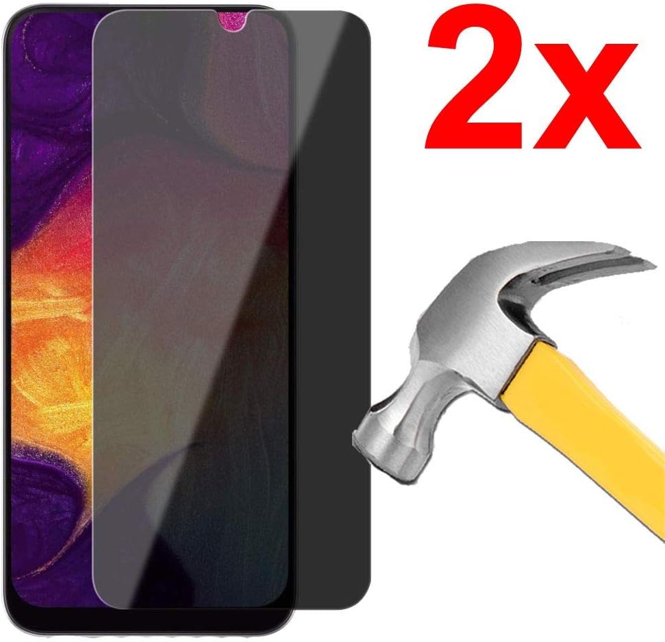 [2-Pack] Privacy Anti-Spy Tempered Glass Screen Protector for Samsung Galaxy A70