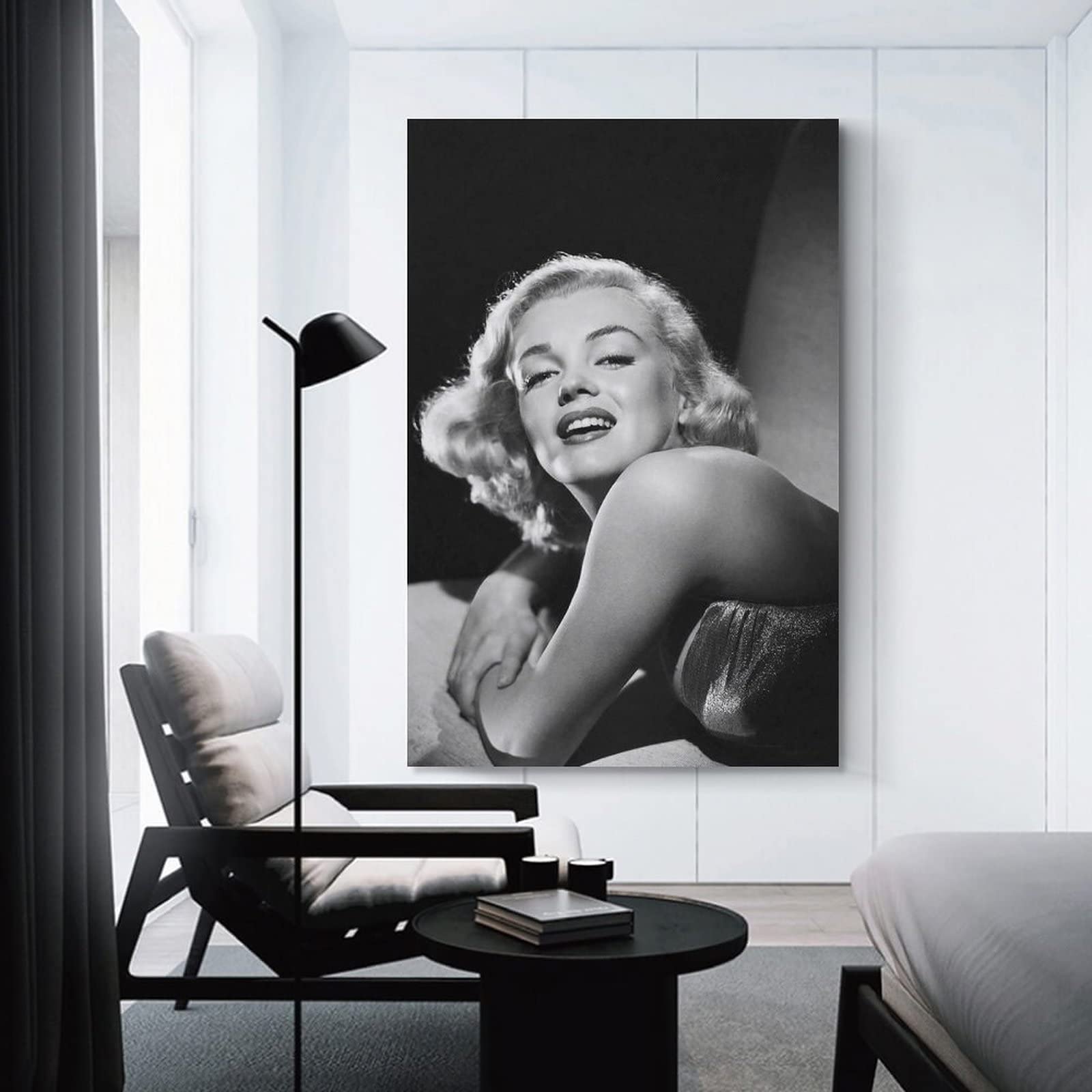 Amazon.co.jp: マリリンモンローアートパネル 黒と白の映画 Marilyn 