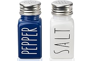 Charming Farmhouse Salt and Pepper Shakers: A Delightful Touch of Rustic Elegance for Your Kitchen