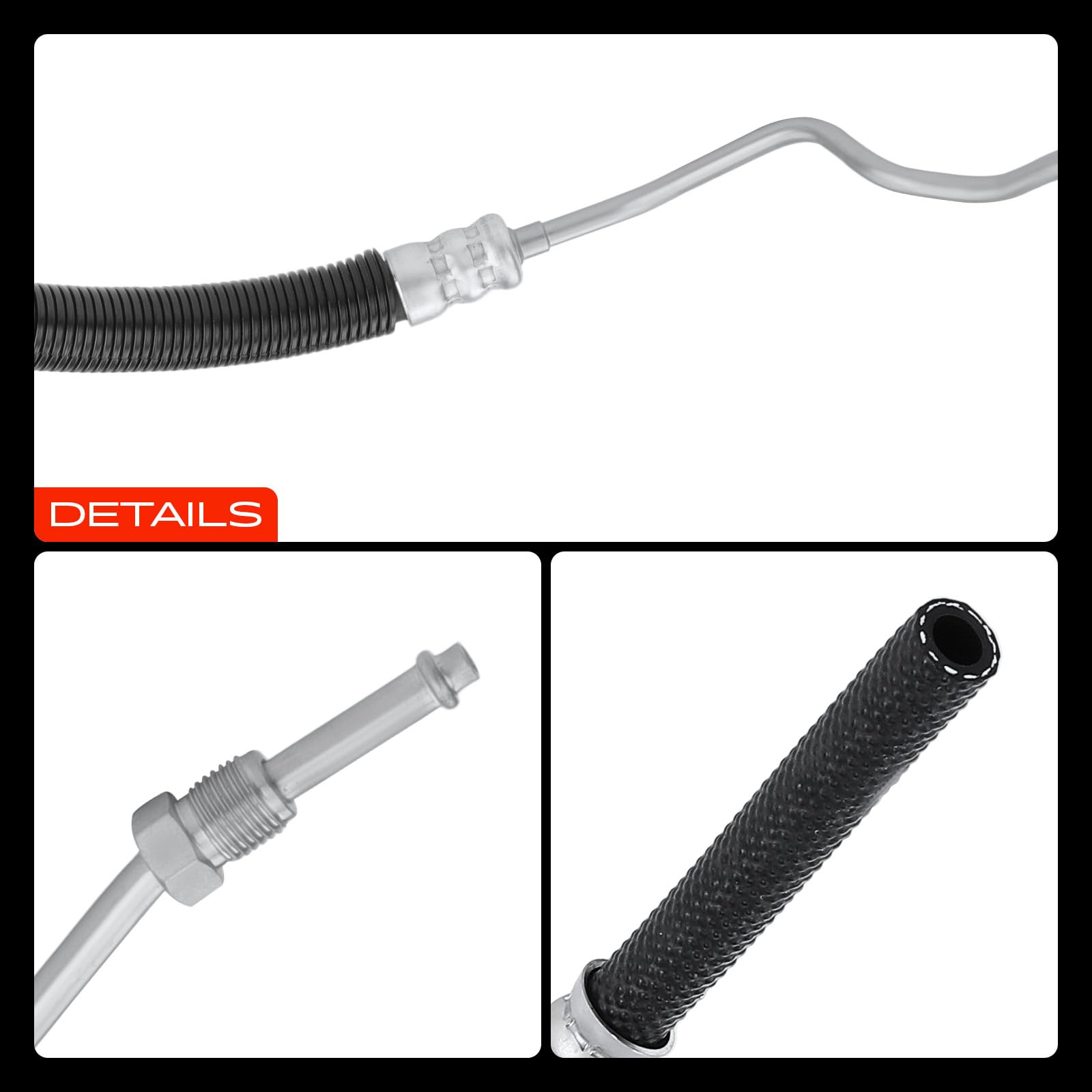 Frankberg Servolenkung Schlauch Druckschlauch Kompatibel mit A1 2010-2015 Ibiza IV 2008-2015 Toledo IV 2012-2019 Fabia II 2006-2014 Polo 2001-2009 Replace# 6R1423893H