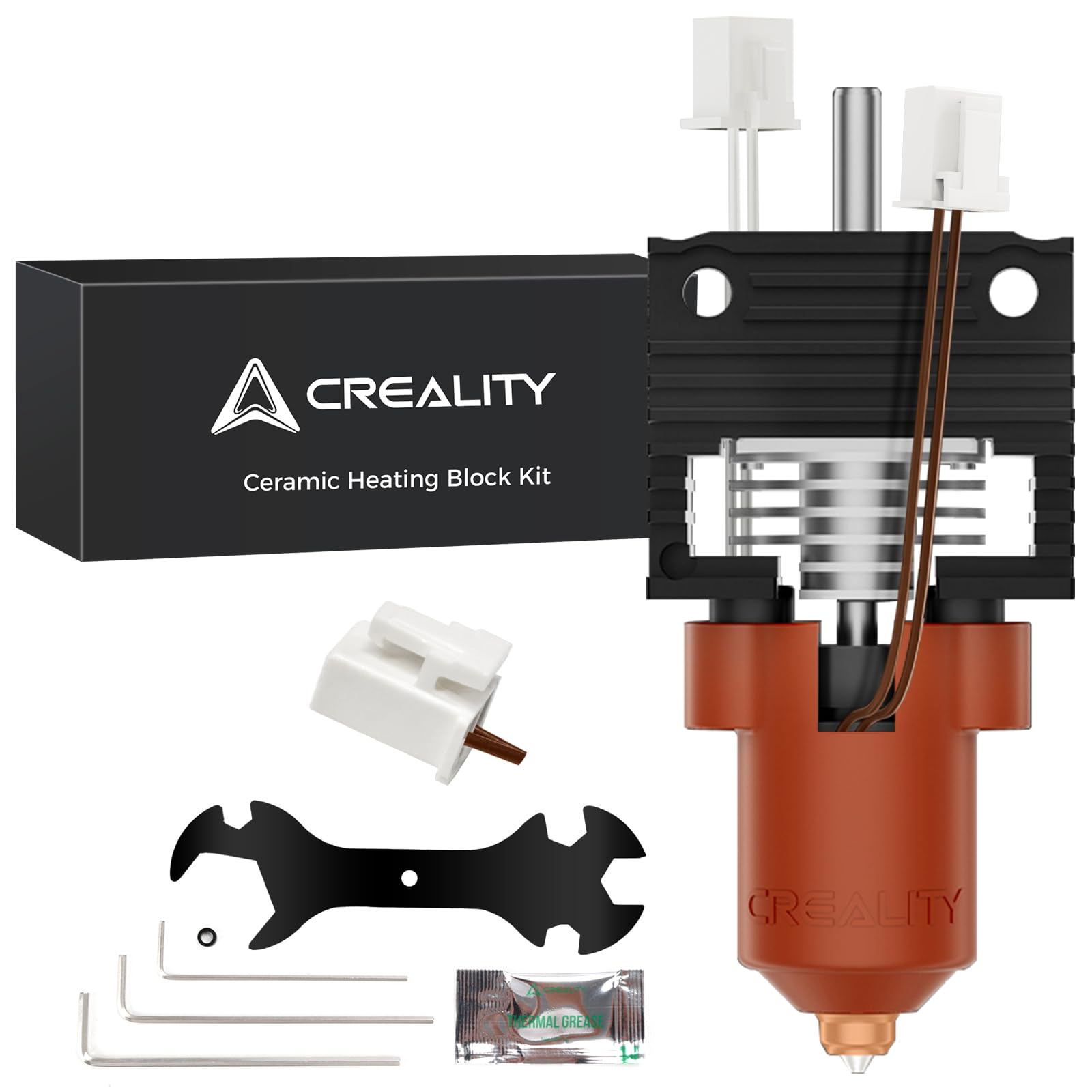 Creality 2025 K1 SE/K1C Hotend Upgrade Ceramic Heating Block Kit