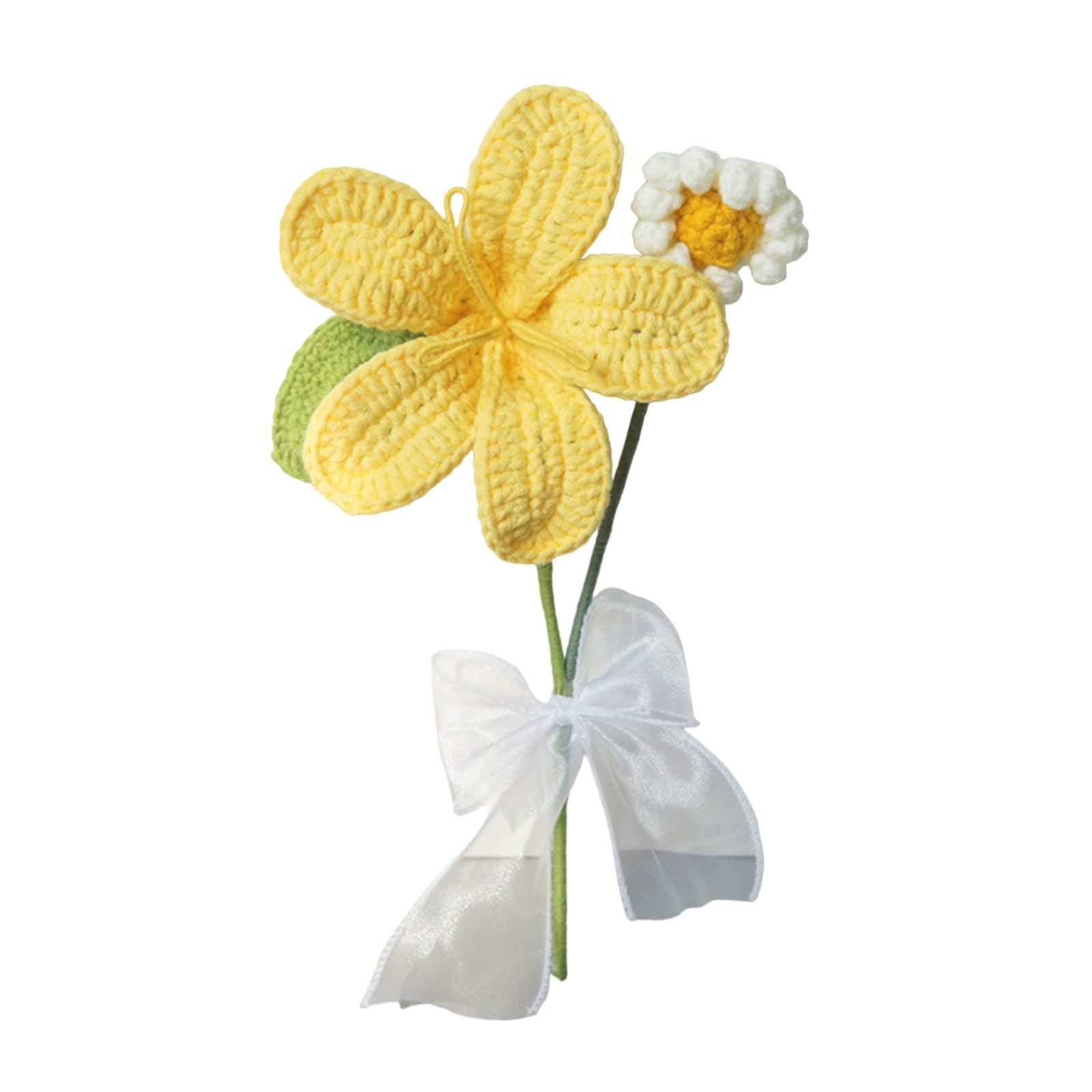 OSNIYAW Flower for Table Centerpieces Wedding Mother Day Thanskgiving, Artificial Knit Bouquet Realistic