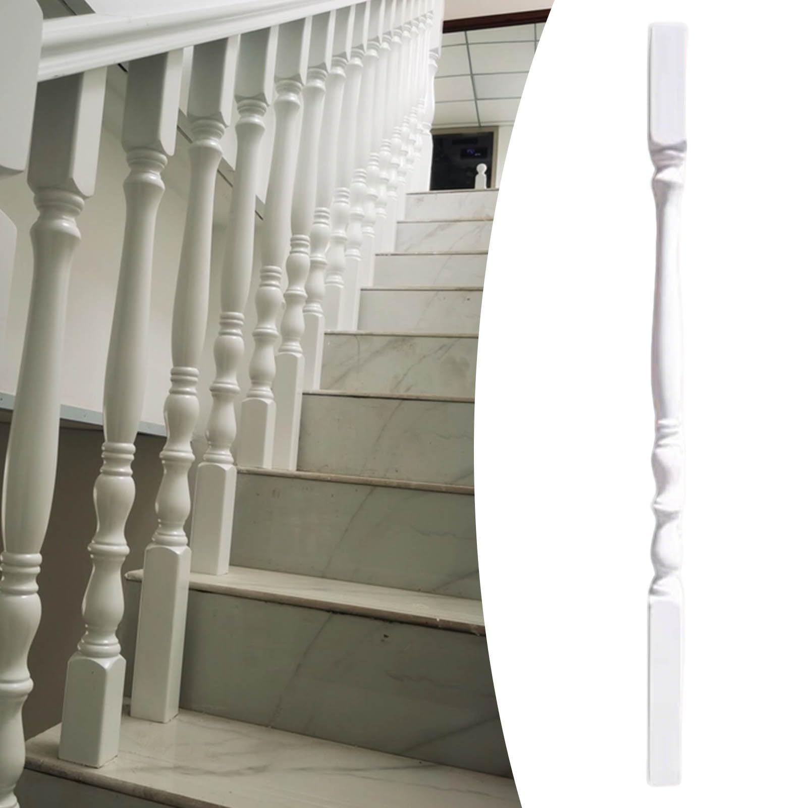 Barreaux d'escalier intérieurs blancs pour couloir et marche