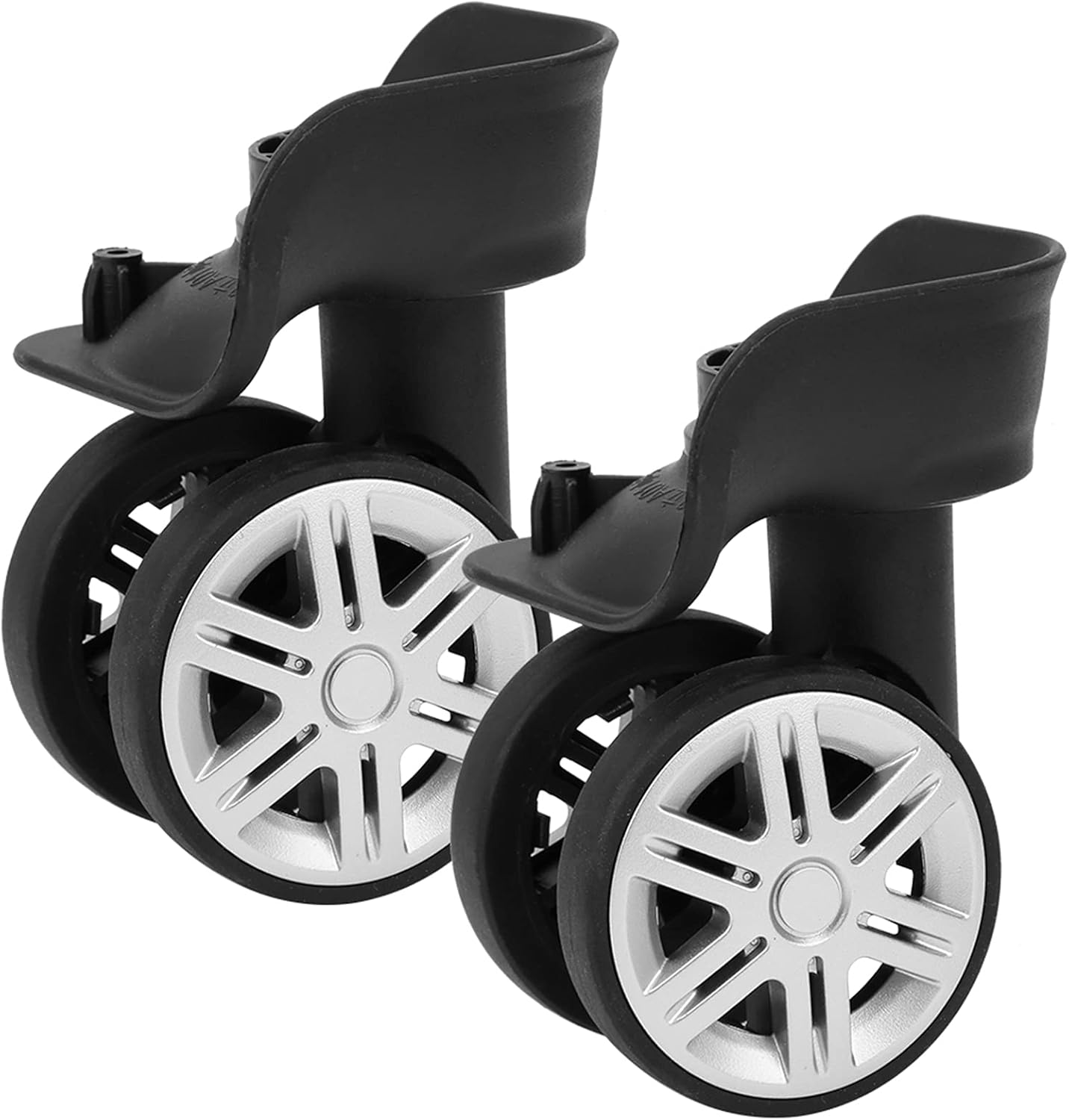plplaaoo 1Pair Suitcase Wheels Universal Wheel, luggage replacement