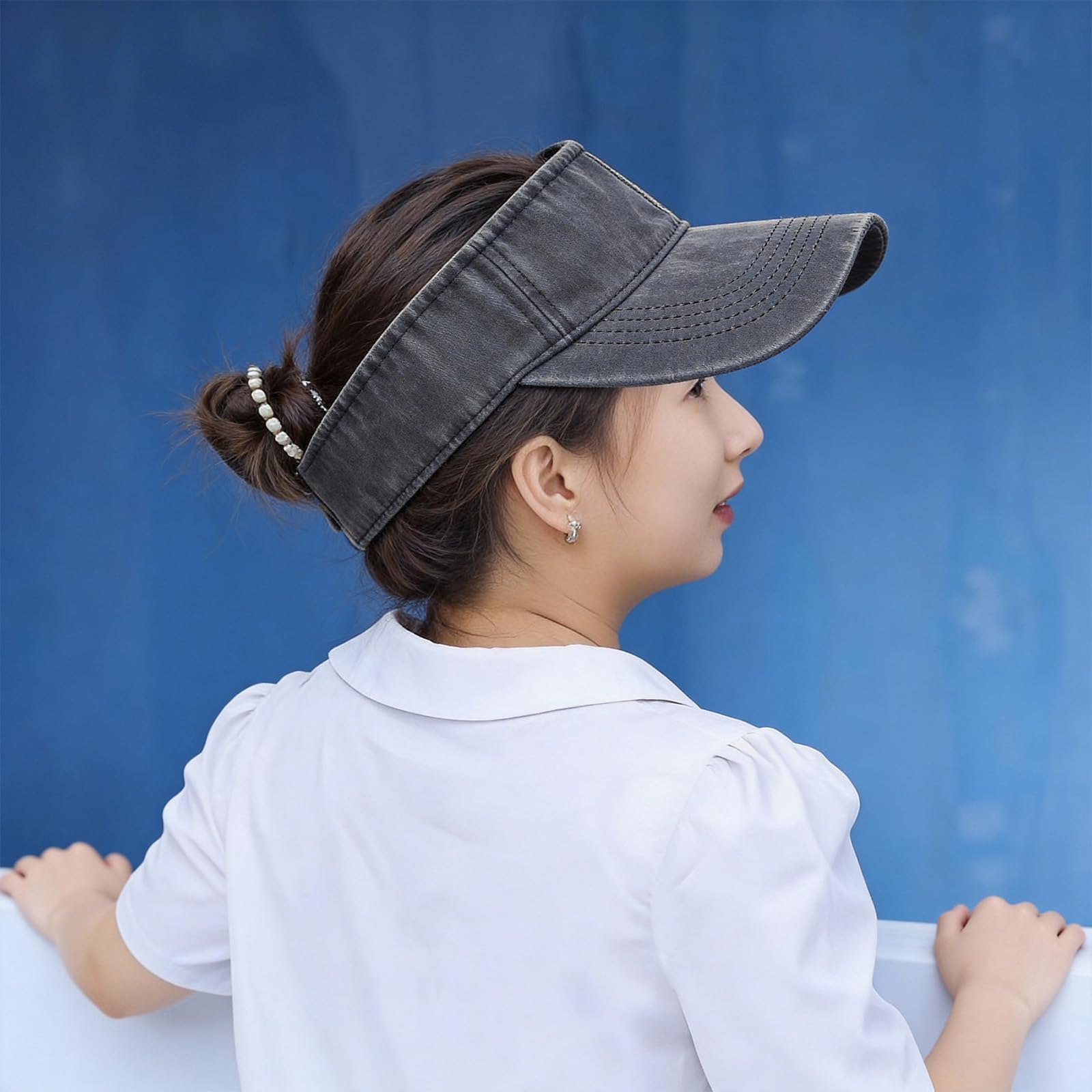 Casquette de golf unisexe avec visière pare-soleil réglable pour homme et femme