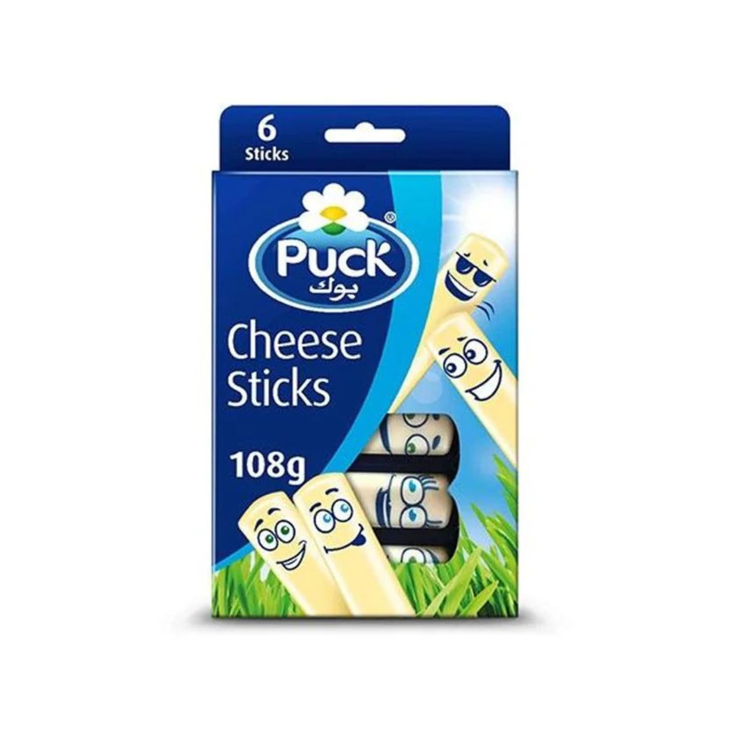 Puck Kids Cheese Sticks 6 Portions 108g (Imported Germany)