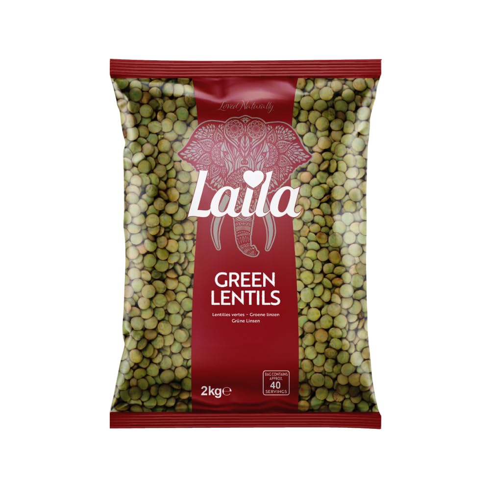Laila Green Lentils 2Kg