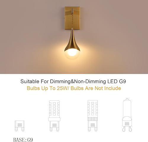 Miniatura 7 de Luces colgantes doradas para isla de cocina, lámparas de comedor sobre mesa, paquete de 3 con pantalla de metal de cono de latón cepillado, apliques