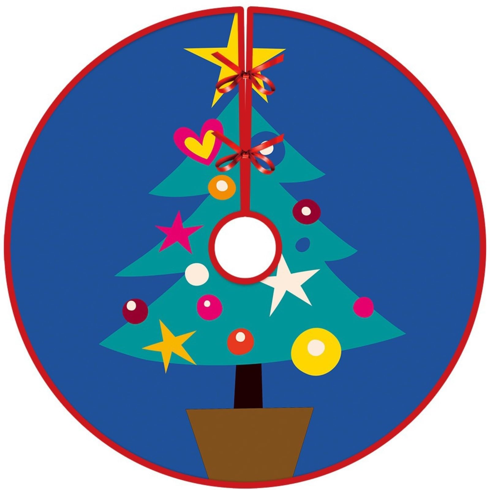 Zewuai Black of Friday Deal Christmas Clearance Decoration Christmas Tree Skirt Holiday Party Christmas Tree Apron Online Shopping Prime Deal Cheap Stocking Stuffers Under 2 Dollars Items Only