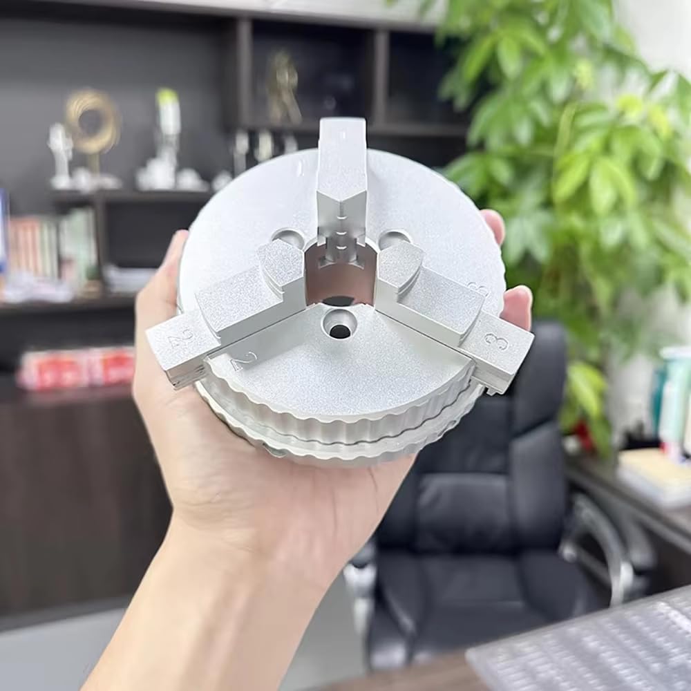 Wysokiej Precyzji Miniaturowy Imadło Stołowe z Uchwytem 3-Szczękowym, Uchwyt Maszynowy ze Stopu Aluminium do Frezowania, Wiercenia i Prac Precyzyjnych