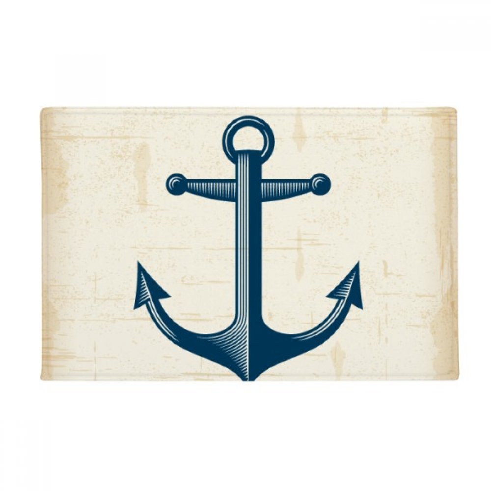 Tapis bleu océan motif ancre marine de l'Amirauté une idée cadeau originale