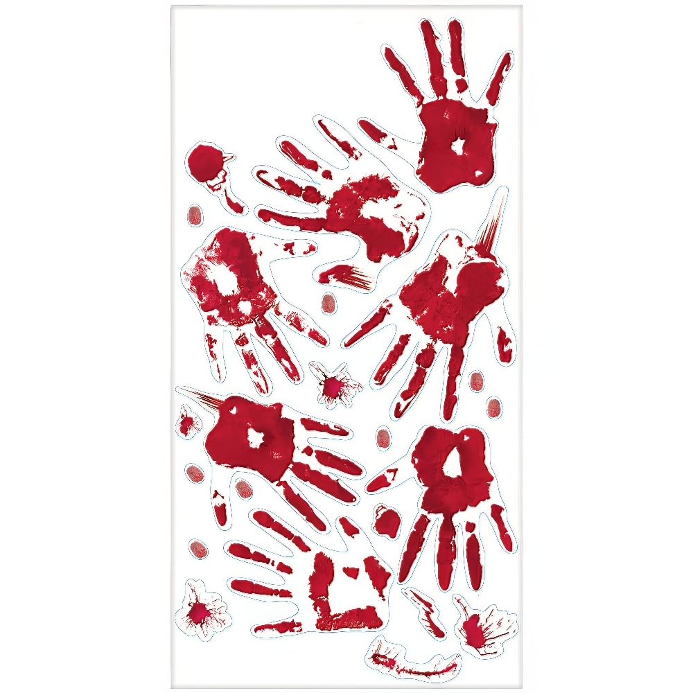 amscanamscan Skeleton Hand Print Wall Grabbers