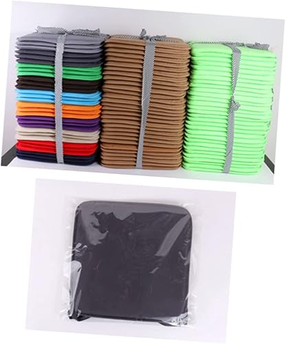 Miniatura 5 de Cojín redondo de esponja gruesa para silla de hogar, oficina, restaurante, diámetro rojo oscuro, cómodo y decorativo para sillas, sofá, coche,