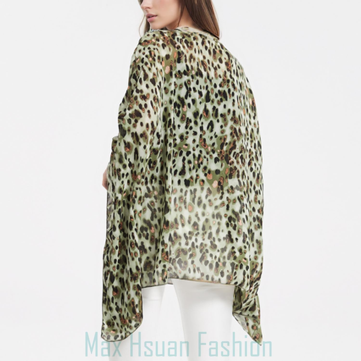 Max Hsuan Women’s Solid Sequin Fringe Tassel Tunic Blouse Caftan Plus Size Loose Long Pullover Sweater Tunics - Image 5