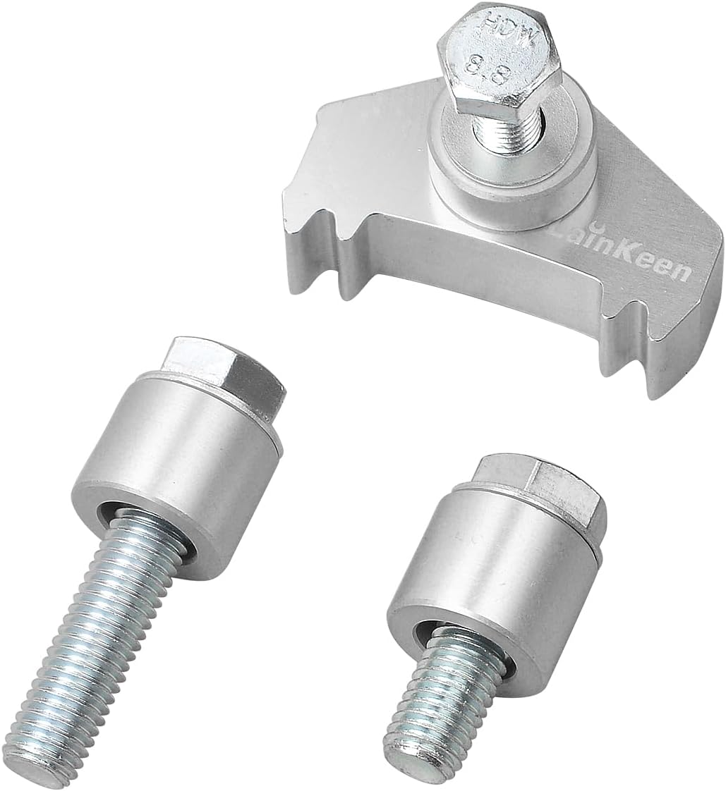 LainKeen Auto Engine Flywheel Locking Tool Kit Compatible with BMW N20 M47TU M54 M57T2 M57TU N40 N42 N43 N45T N46 N46T N51 N52 N53 N54 N62 N73 S85 & W17 Engines