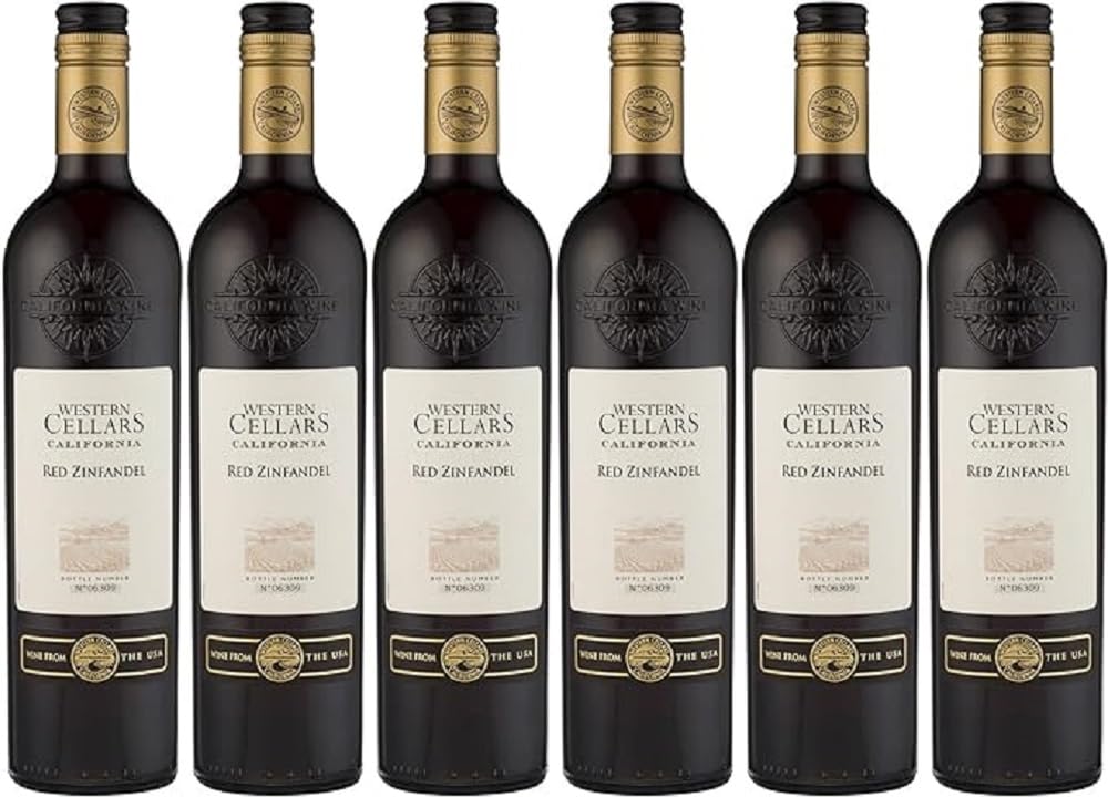 Western Cellars - Rotwein, Zinfandel aus Kalifornien (6 x 0.75 l)