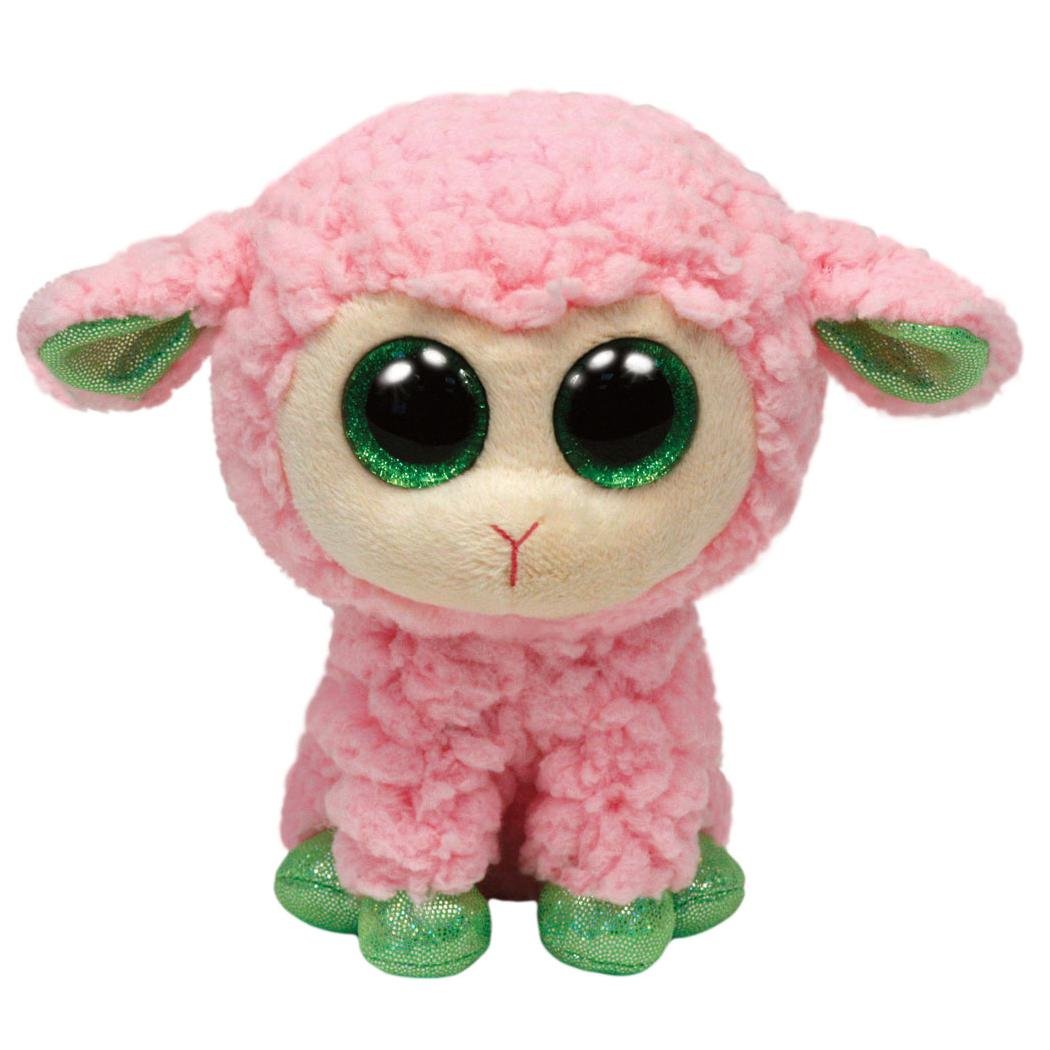 TY 36107 36107-Babs Agneau Beanie Boos de Pâques Rose 15 cm