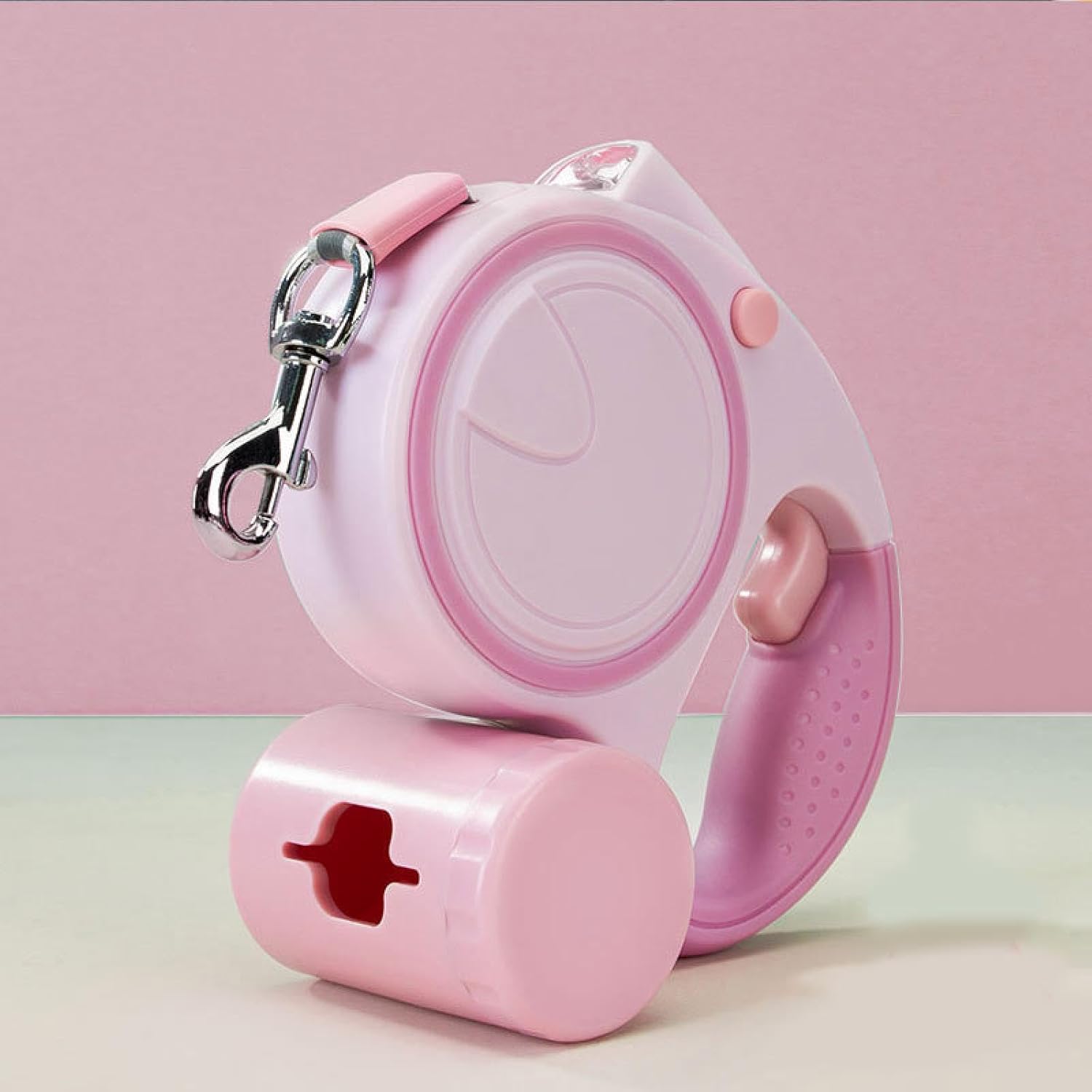 Pet Leash with Light Automatic extendable Miniature Medium Dog pomeraniancorgi Dog Leash Dog Walking Dog Leash cat Supplies