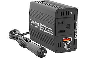 150W Car Power Inverter | From DC 12V to 110V AC |...