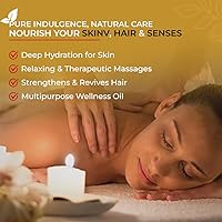 Vista 3 de Darsa Organics Aceite de mostaza para el crecimiento del cabello, la piel y el masaje, 33.8 onzas (33.8 fl oz), aceite de semilla de mostaza