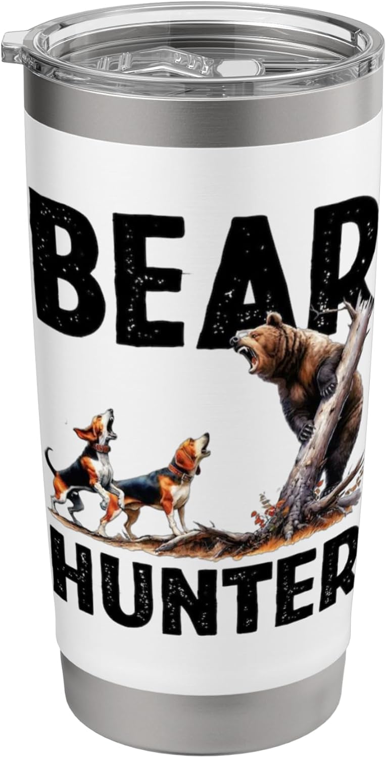 Retro Hound Dog Hunting Stainless Steel Insulated Tumbler