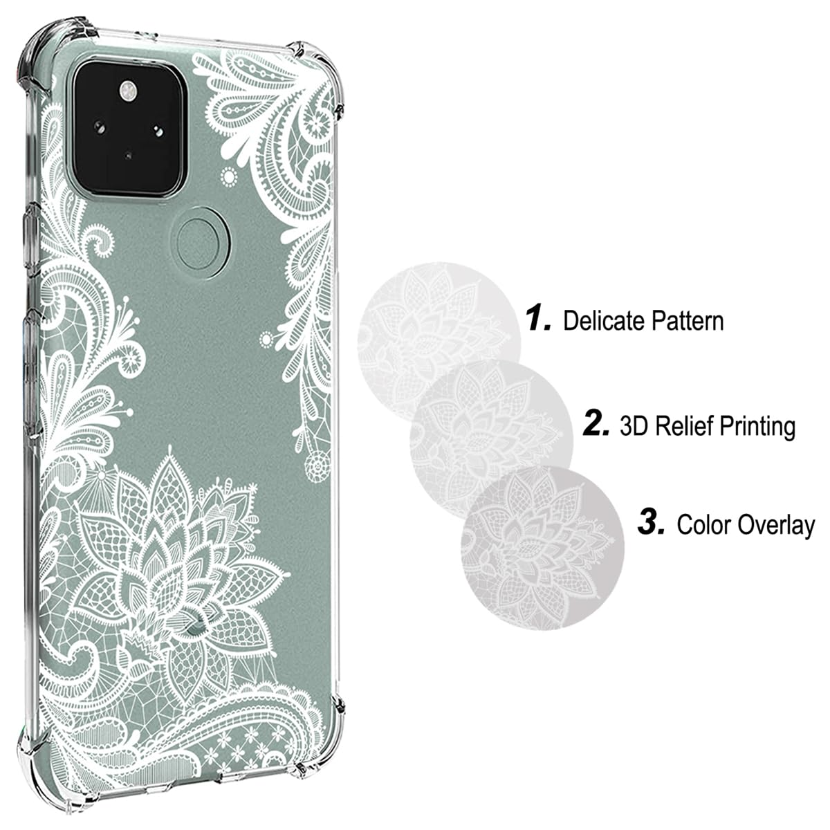 Amazon.com: Ueokeird Phone Case for Pixel 5 Case, Google 5 GD1YQ