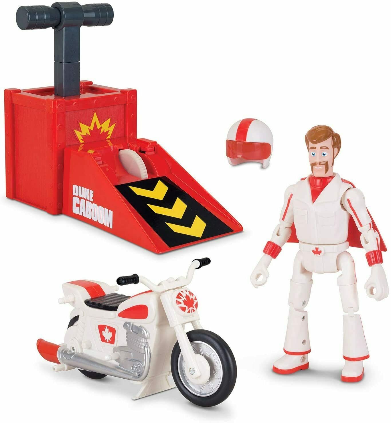 JKT Duke Caboom Stunt Set Toy Story Signature Collection PUMP-ACTION