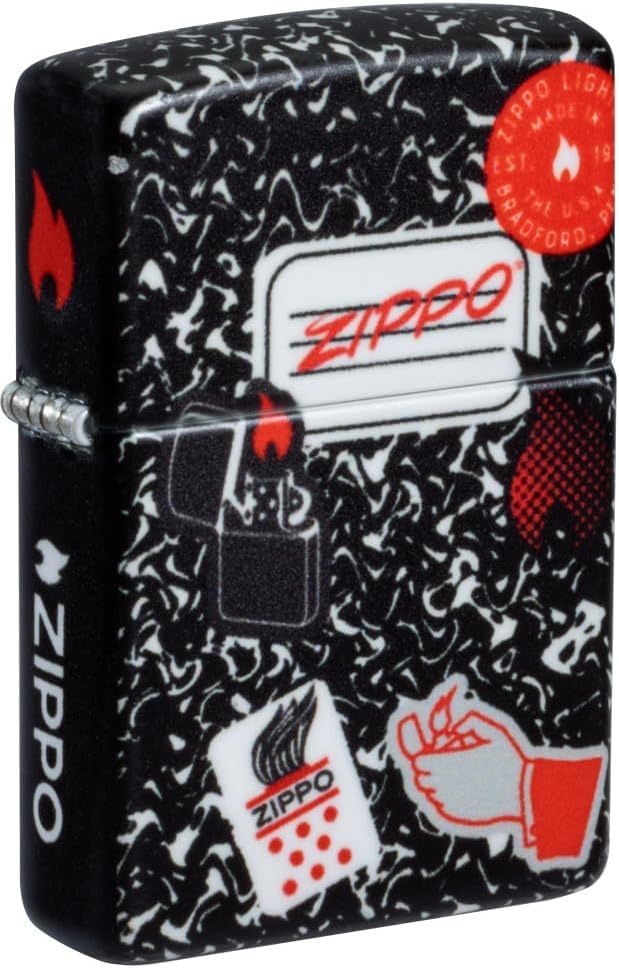 Encendedor Zippo Mate Personalizable Diseño Cuaderno