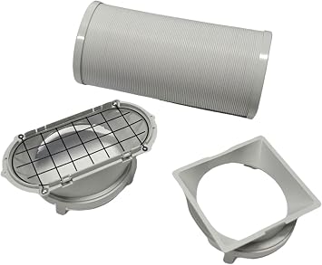 Air Conditioner AC Exhaust Assembly Compatible with Hisense Model Numbers AP1019CR1G, AP1019CW1G, AP1021CW1G, AP1021HR1GD